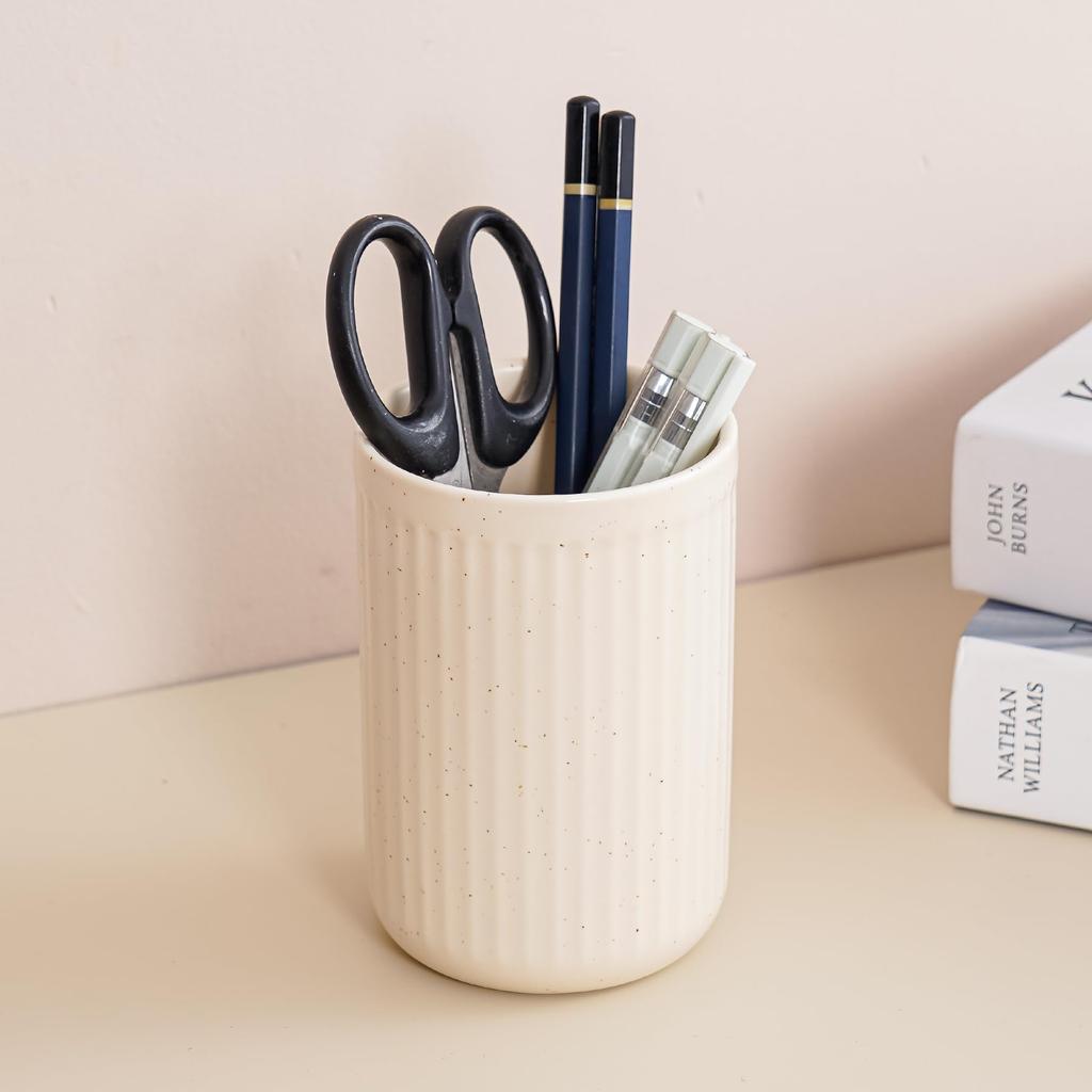 LAZEENOOK Foaming Ceramic Hand Soap Dispenser with Soap Bottle Container, Stylish Manual Push-Type, Suitable for Kitchen, Bathroom, Toilet, and More