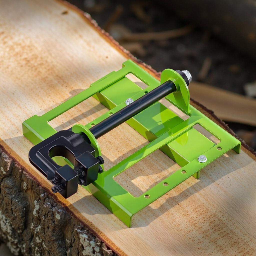 Chainsaw Mill, Adjustable 5-15 Cm Width, Vertical Lumber Cutting Guide, Portable Timber Chainsaw Attachment, Heavy Duty Cast Iron Sawmill Tool Cutting