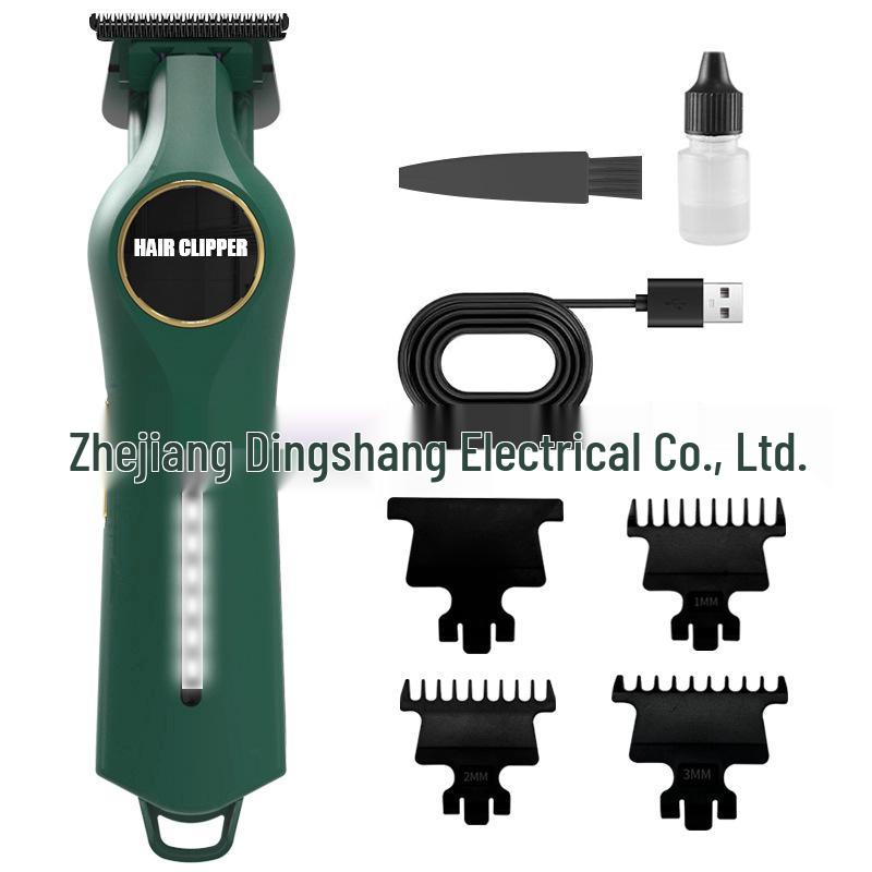Digital Display Hair Clippers Set for Salon and Home - Electric Trimmer for Precision Styling