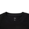 Li Ning JB Series Loose Fit Round Neck Casual Cotton Short Sleeve T-Shirt With Letter Graphic Men Tops Black AHSVH81-1