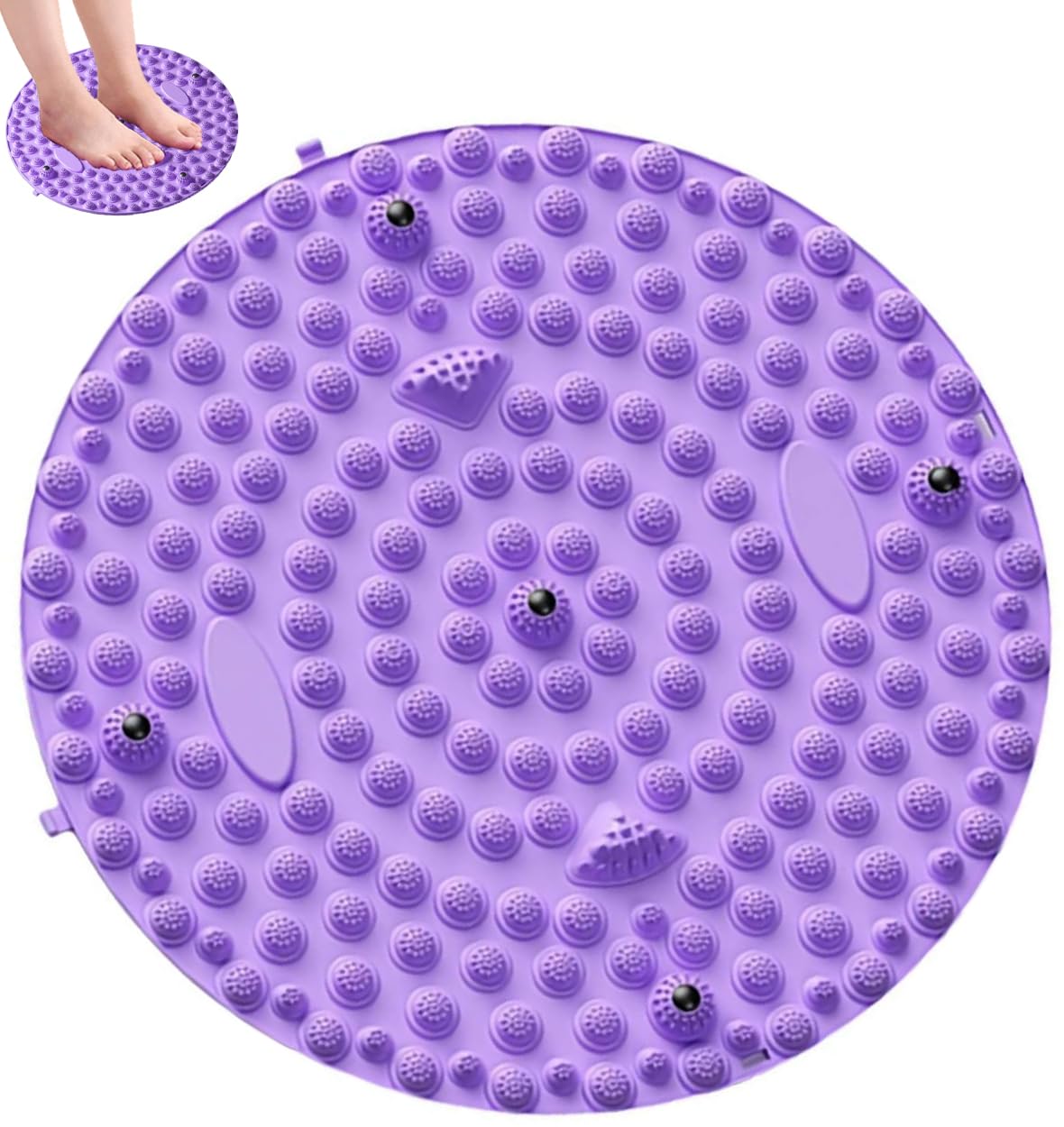 

YonTens Foot Massage Recommended by Judo Foot Reflexology Acupressure Foot Gravity Fatigue Foot Reflexology Portable Mat, Therapists, Mat, Board,