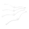 4 Pcs Grille Spring Clip Iron Long Lasting High Hardness Bathroom Fan Cover Springs Clips for Vent Fan Cover