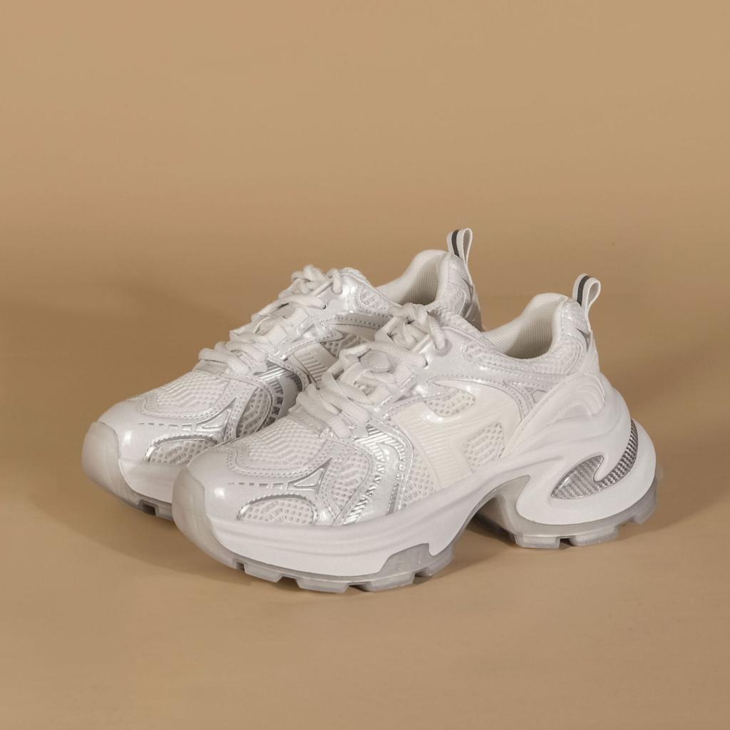 Grape mother comfortable thick-soled dad shoes sports shoes summer light models women's color matching design women's shoes soft soles are not tired