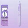 Zhibi DS-0179 Push-Type Gel Pen 0.5mm, Black, Quick-Drying, Silent, Smooth Tip for Practice.