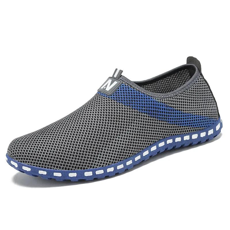 Mode Herrenschuhe Sneaker Atmungsaktive Herren Mesh Schuhe Slipper Sneaker Mode Herren Loafer Schuhe Outdoor Walking Schuhe Zapatos Schuhe