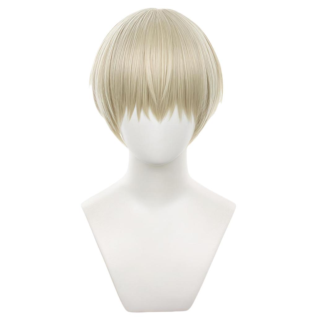 GhostNef Windbreaker Cosplay Wig, Ren Kaji, Heat-Resistant with Wig Net, Perfect for Cosplay, Events, Halloween, and Christmas