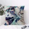 Genshin Impact Scaramouche Cushion Cover Eco Linen Pillow Case DoubleSided Print Breathable Durable Zipper Home Decor Gift
