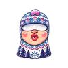 Funny Realistic Old Man Print Ski, 3D Full Face Winter Hat for Cold, Sunglasses Not Included