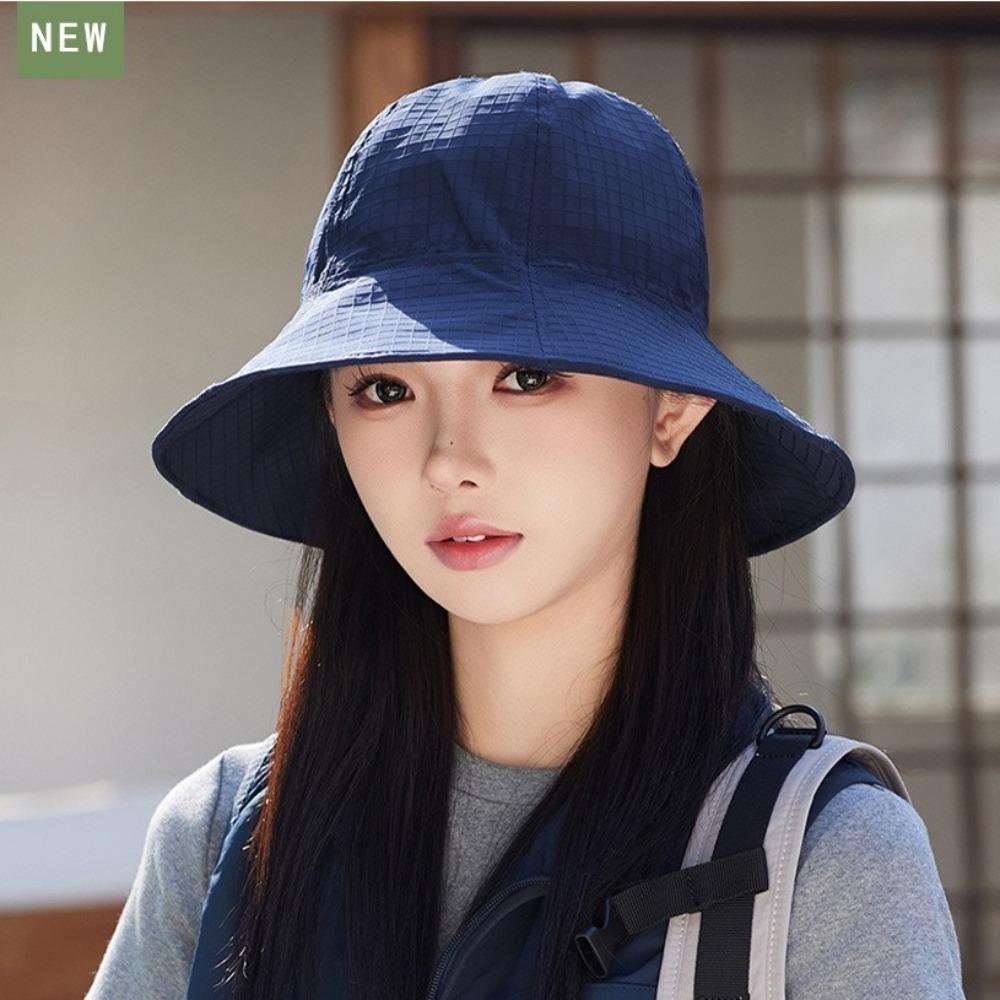 

Anti-UV Bucket Hat Anti-Sun Beach Hat New Visor Cap Korean сірий