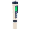Water Quality Tester - 5 in 1 PH/EC/TDS/SALT/TEMP Test Pen with Backlight