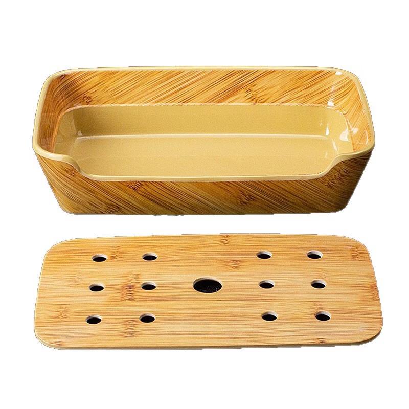 JINMEILI Melamine Rotating Hot Pot Serving Plate