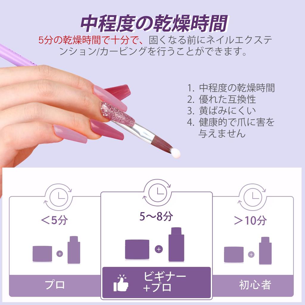 Sada na akrylové nehty Saviland 30g čirý akrylový prášek a 60ml akrylová tekutina sada štětečků na akrylové nehty sada nástrojů na tvarování nehtů sada pro začátečníky prodlužování nehtů s