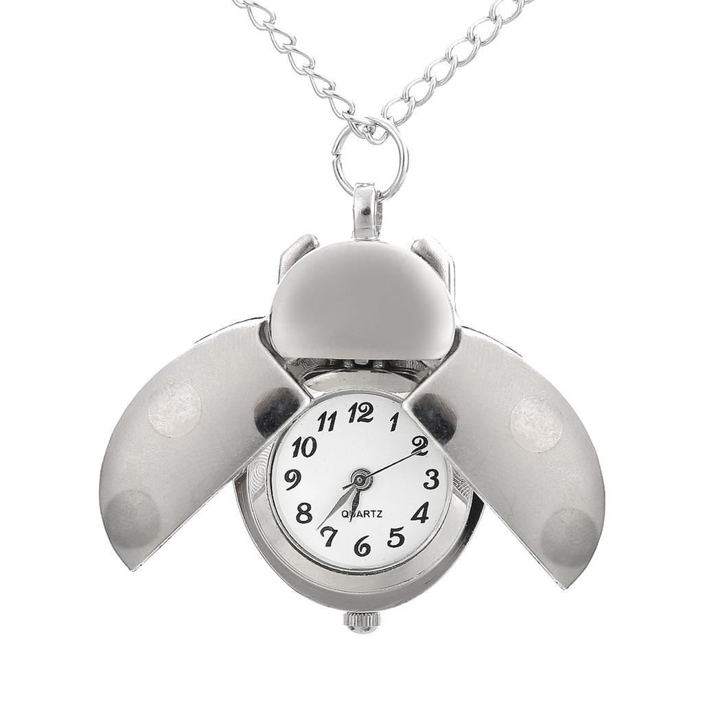 Montre-pendentif Coccinelle Quartz Henri Castignac – Cadran 24h, Métal Doré, 40g