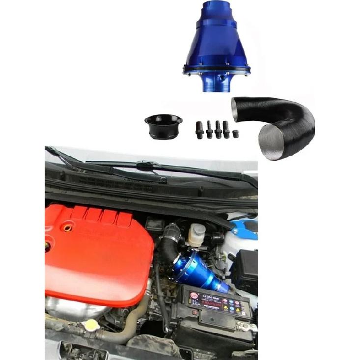 Car Universal 76mm Air Filter Mushroom Head Air Power Intake Bellows 3inch Filter Car SUV High Flow Cold Air Inlet Pipe Cleaner