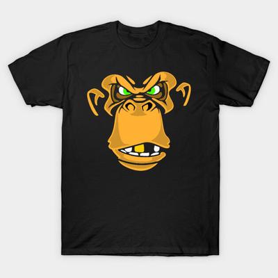 Asian Size Cotton Unisex Tshirt Print T-shirt Monkey King T-shirt No-Cut Print Regular Fit