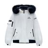 Winter Fashion Korean Big Fur Collar Workwear Thick Parka Coat with Hooded