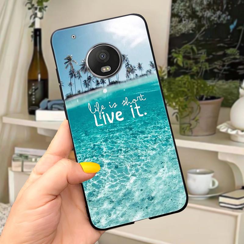 Case For Motorola Moto G5 Plus Cover XT1684 XT1685 XT1687 XT1686 Funda Cute Cat Phone Case For Moto G5 Plus G5Plus Soft Coque