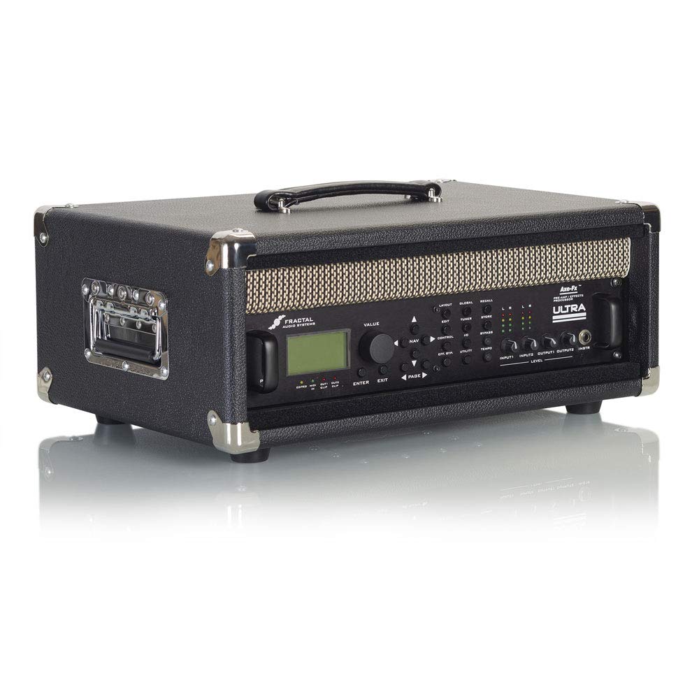 GATOR Rack Case Vintage Amp Style Retro Rack Series 3U Black GR-RETRORACK-3BK (Mounting Screws/washers Included) []