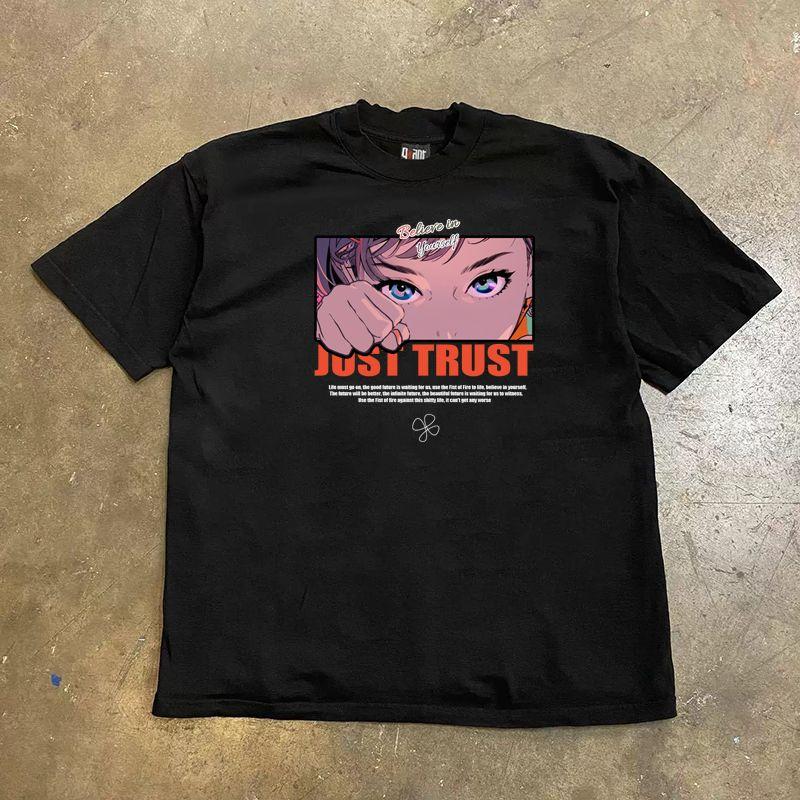 

Make Money for Charity 260G Heavy Weight Pure Cotton! Women s Loose Short-Sleeved T-shirt Black 3XL [260g Heavy weight pure cotton]]