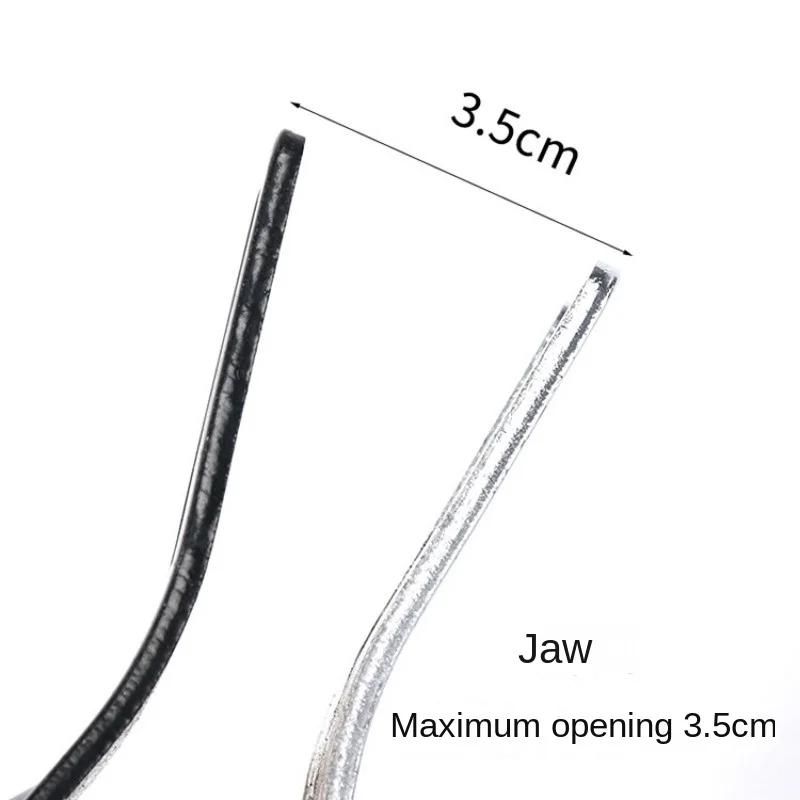 Car Tube Clamp Long Automotive Hose Clamp Pliers Straight Throat Tube Bundle Clamp Removal Tool Straight Smooth Handle Plier