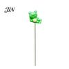 Colorful Frog Ornaments for Potted Plants Garden Stakes, Waterproof Resin Miniature Ornaments, Cute Figurines, Succulents Decorative Stakes