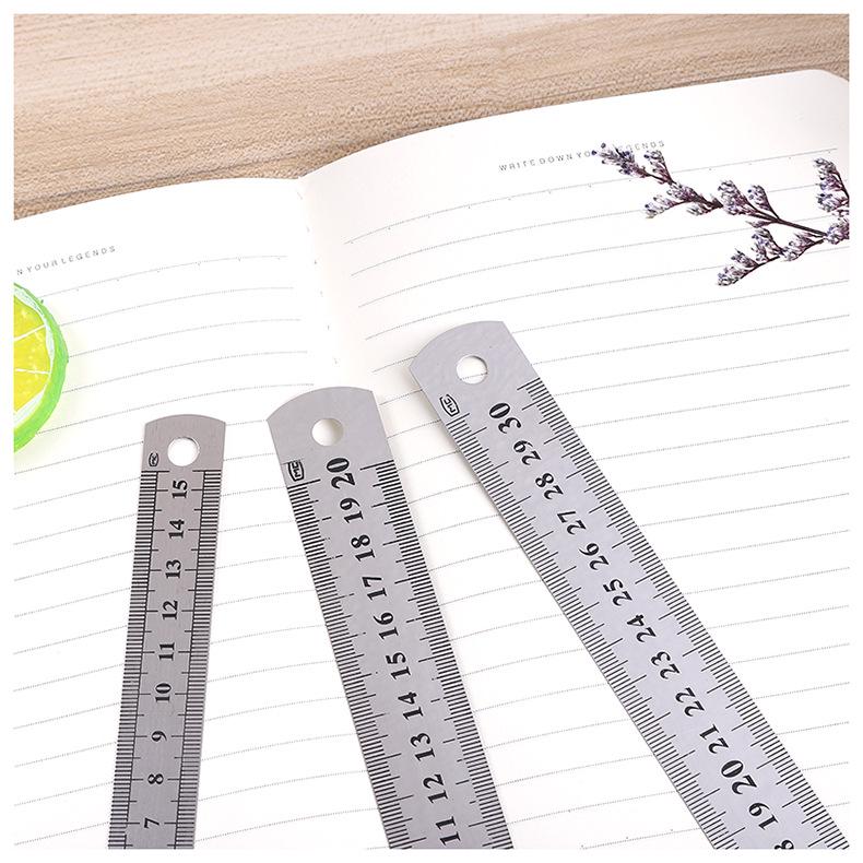 Multifunctional Steel Ruler for Students – Educational Measuring Tool