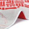 Imabari Towel Iori Face Made in Highly Mount Fuji "Fujisan" Towel, Japan, Absorbent, (Red)