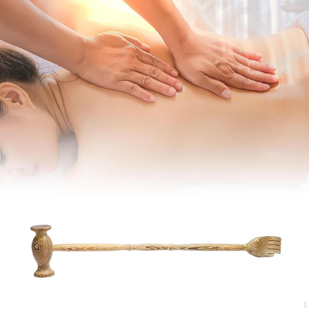 Back Scratcher Scratching Claw Knock Hammer Handheld 2 in 1 Lightweight Body Tickle