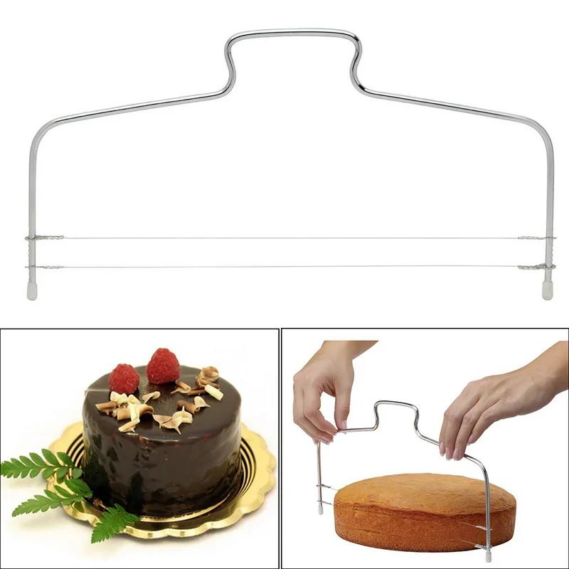 1Pc Verstelbare Ronde Brood Cake Cutter Slicer Rvs    Ring Schimmel Bakken Tool 6 Lagen  Mousse