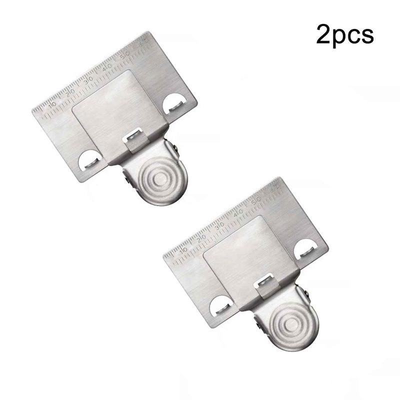 1/2/3/4Pcs Metal Measuring Tape Clip Holder Precise Measuring Tool For Woodworking Positioning Easy To Mark Scribing Drawing