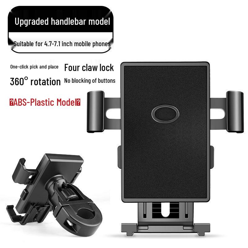 Aluminum Alloy Phone Holder for Bikes and Motorcycles - Suitable for GPS and Navigation