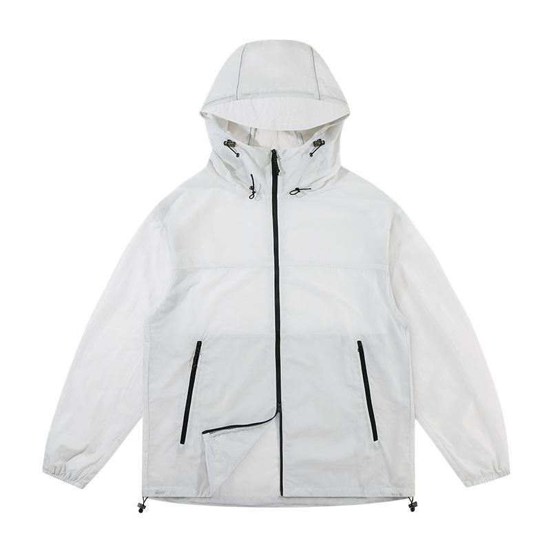 

Дышащая куртка от солнца Shanniu UPF50 для активного отдыха – Унисекс, легкая и с защитой от УФ-лучей XL (140-160 Jin)