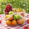 Multi-purpose Storage Basket Transparent Picnic Basket, with Handle, Large Capacity Organizer, Durable Vegetable Bin Waterproof Food Container,