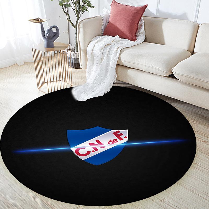 Club Atletico Independiente2 Round Area Rug,Carpet Rug for Living Room Bedroom Sofa Playroom Decor,Non-slip Floor Mat