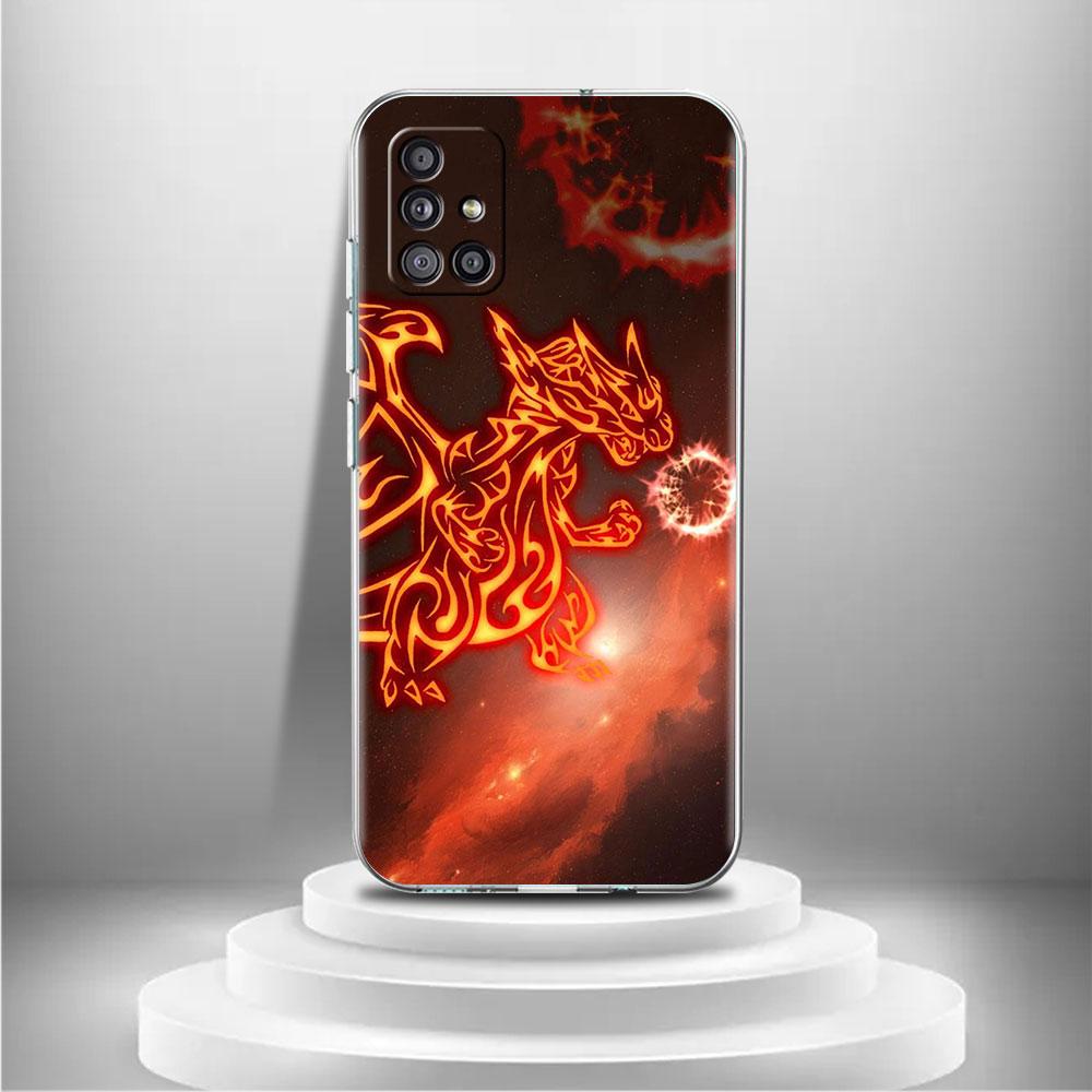 Clear Case For Samsung Galaxy A52 A12 A51 A32 A21s A71 A32 A22 50 A70 A31 A72 5G Phone Cover Anime Pokemon Japan