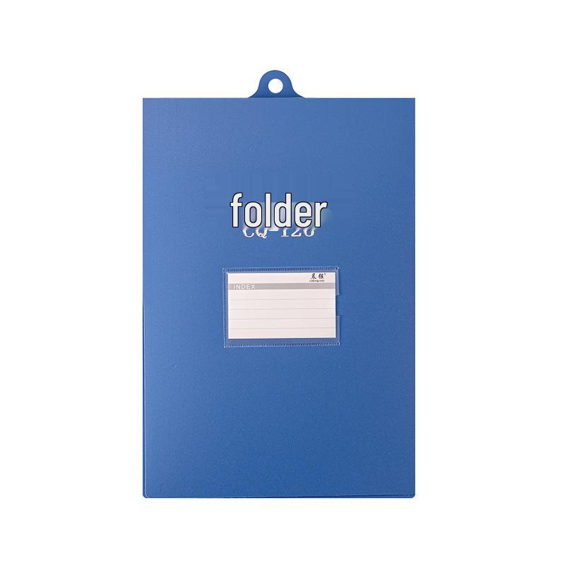 A4 Vertical Suspension Wall-Mounted Flip File Folder Organizer синий