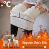 Langsha Women's High-Waist Thermal Shark Leggings