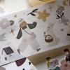Light Retro Salt Style Journal Washi Tape - 'Field Afternoon Tea' PET Design