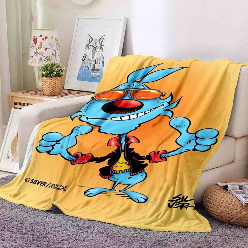Lupo Alberto Blanket, High quality Comfortable for All Seasons, Home Decor, Warmth and Comfort