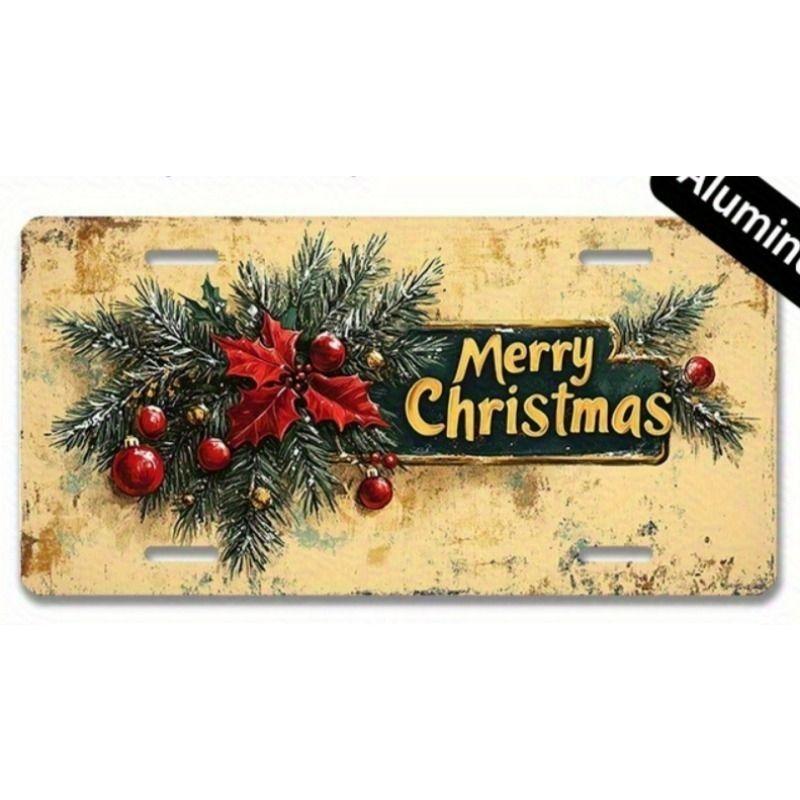 Motorcycle Souvenir License Plate, Metal Auto Wall Decor 15x30cm