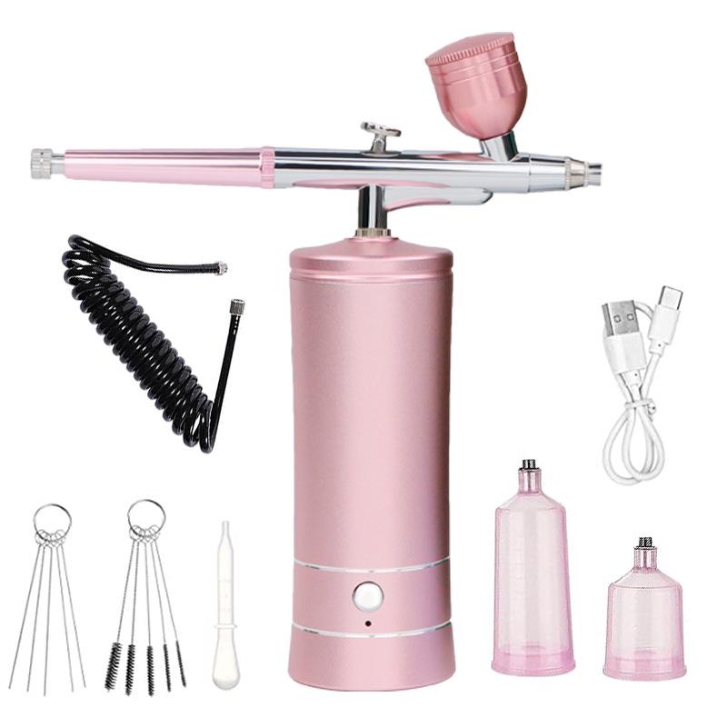 Elektrisches Airbrush-Luftkompressor-Set für Beauty, Nailart und Malerei Sauerstoffinjektion
