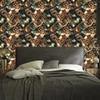 Ink Brown and Ochre Wallpaper for Living Room and Bedroom 50x1000