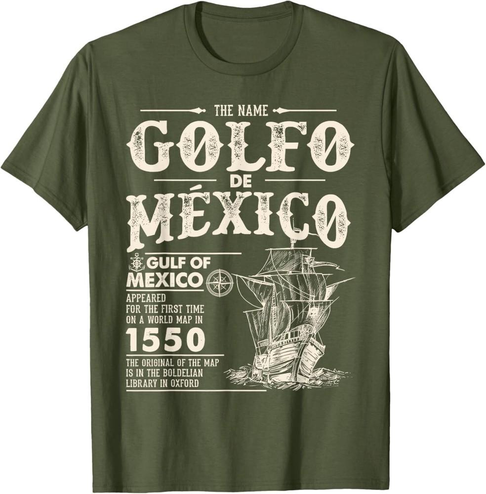 Golfo De México 1550 - Gulf of Mexico 1550 Retro Vintage Unisex T-Shirt