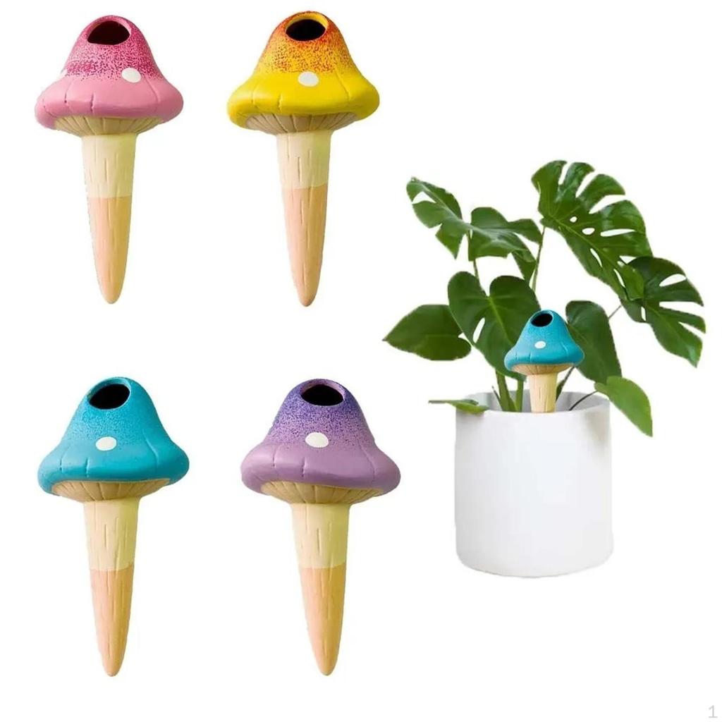 4 Pieces Plant Self Watering Spikes Device Office Insert Devices Garden Drip