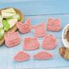 Set of 8 Sanrio Cookie Cookie Cutters for DIY Perfect for Lunch and Handmade Popular Birthday Christmas and Small Gifts Cookie Men's Molds. Biscuits,