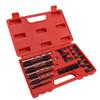 25 Pcs Screw Extractor Set High Hardness Steel Easy Out Broken Bolt Extractor Kit with Storage Case