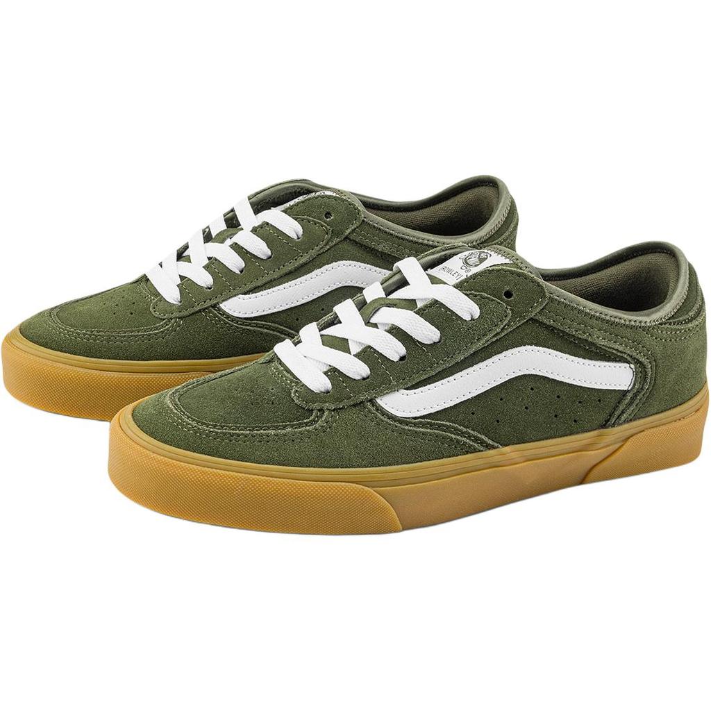Vans Rowley Classic Comfortable Versatile Durable Low-Top Skate Shoes Unisex Sneakers Green VN000SF4N3U