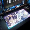 sakura card Mouse Pad RGB Gaming Mousepad Big LED Pad PC Desk Mat Luminous Mouse Pad Large Keyboard Mats Table Rug With Backlit