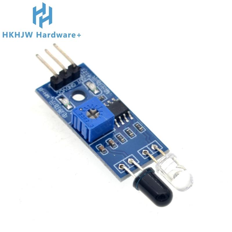 IR Infrared Obstacle Avoidance Sensor Module for Arduino Smart Car Robot 3-Wire Reflective Photoelectric New
