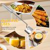 Corn Cob Stripper Long Handle Stainless Steel Corn Stripping Tool Fast Corn Peeler for Corn For Home Kitchens Restaurant Outdoor